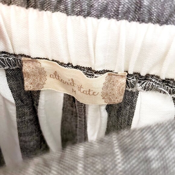 Altar'd State Wide Leg Striped Pants, Size Medium - Picture 3 of 4